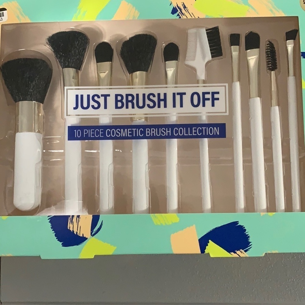 10 piece cosmetic brush collection